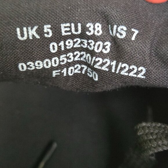 Asos Burgundy Chunky Lace Up Croc Embossed Oxford Dark Academia Shoes Size 7 - Picture 8 of 8